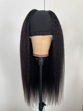 Nadula V Part Yaki Straight To Hair Wigs Light Kinky Straight